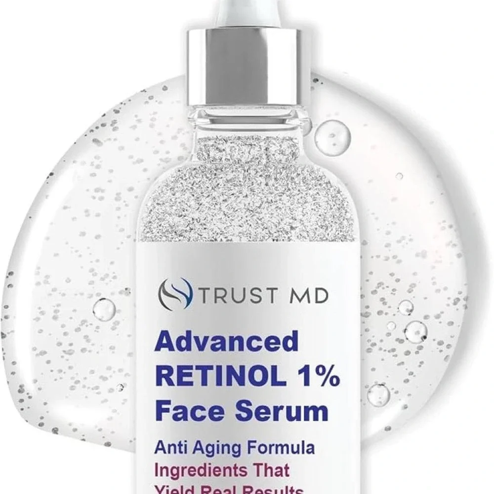 Trust MD Advanced Retinol $119 RETAIL 1% Face Serum New Hylaronic Collagen